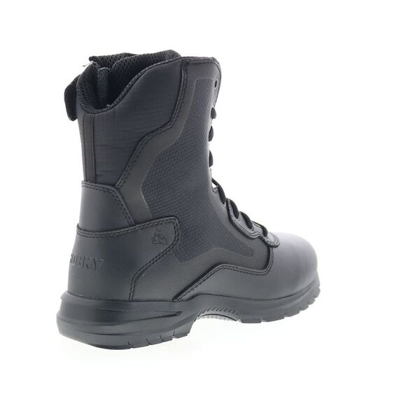 Rocky Mens Cadet 8" Side Zip Black Boots (NWT) - Picture 7 of 7